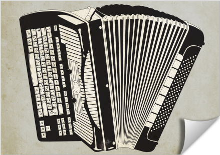 Digital Accordion - Noone One Last Time (674x516), Png Download