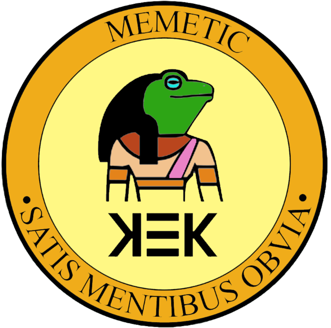Based Kek, Guide Donald Through The Debates - Memetic Satis Mentibus Obvia (680x680), Png Download