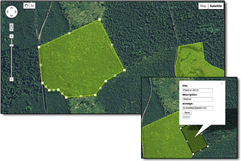 Example Of Mapping Your Land - Mapping Land (492x329), Png Download