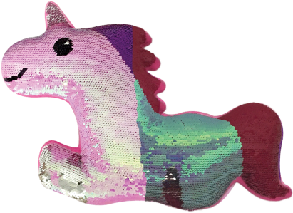 Picture Of Magical Unicorn Reversible Sequin Pillow - Iscream Unicorn Reversible Sequin Pillow (415x415), Png Download