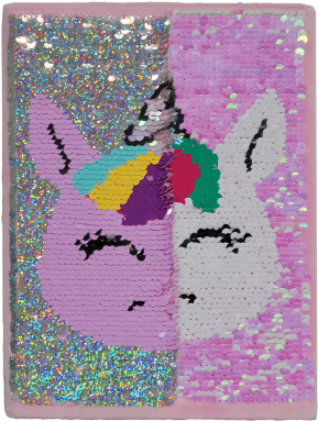Picture Of Unicorn Reversible Sequin Journal - Bear Reversible Sequin (415x415), Png Download