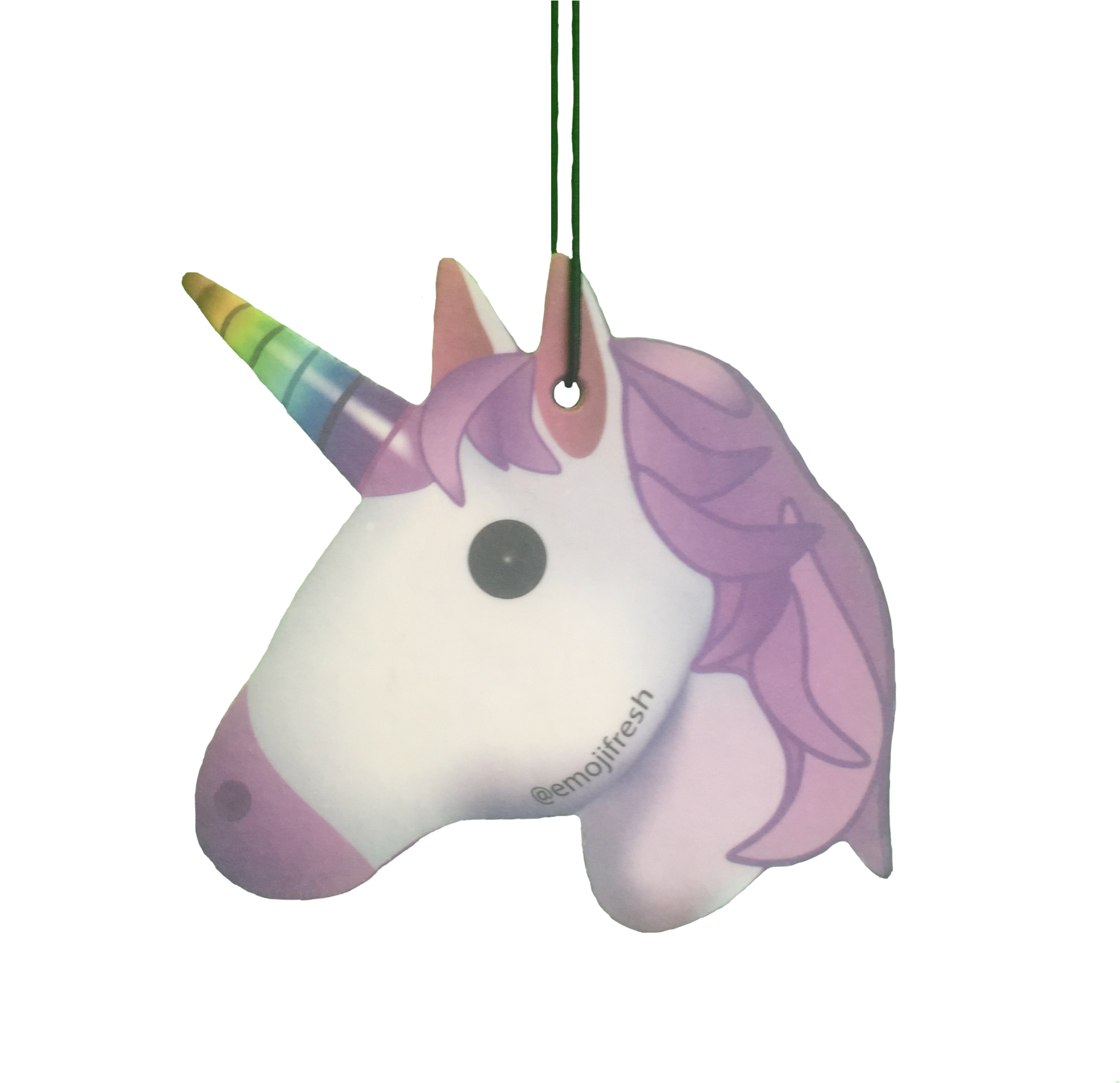 Unicorn Emoji Car Air Freshener 🦄 - Unicorn Air Freshener (2048x2048), Png Download