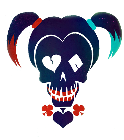 Skull Clipart Transparent - Suicidé Squad Png (425x468), Png Download