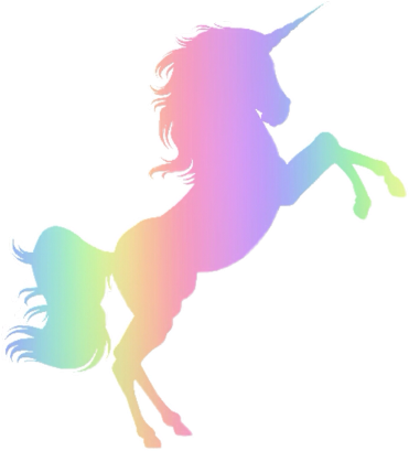Unicorn Silhouettes (480x480), Png Download