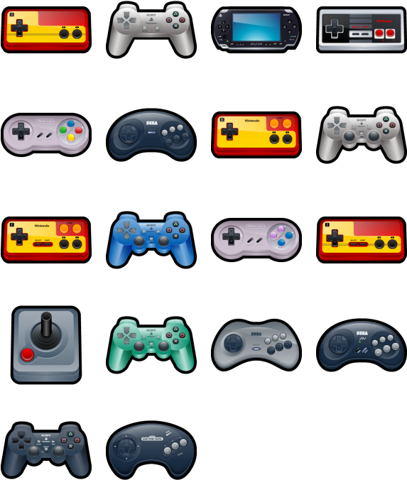Search - Gaming Icons Pack Png (592x740), Png Download