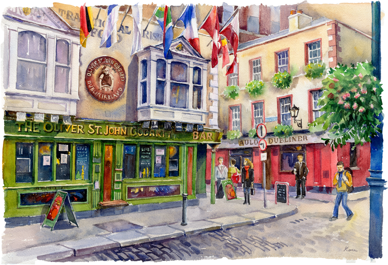 Oliver St John Gogarty Pub, Dublin - Oliver St John Gogerty Dublin (800x800), Png Download