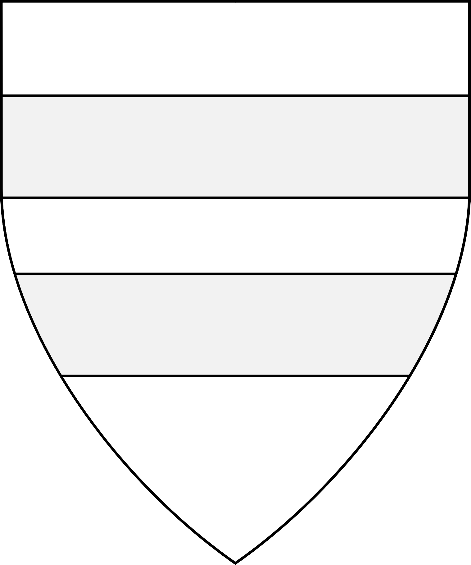 2 Bars - Heraldic Art (1517x1818), Png Download