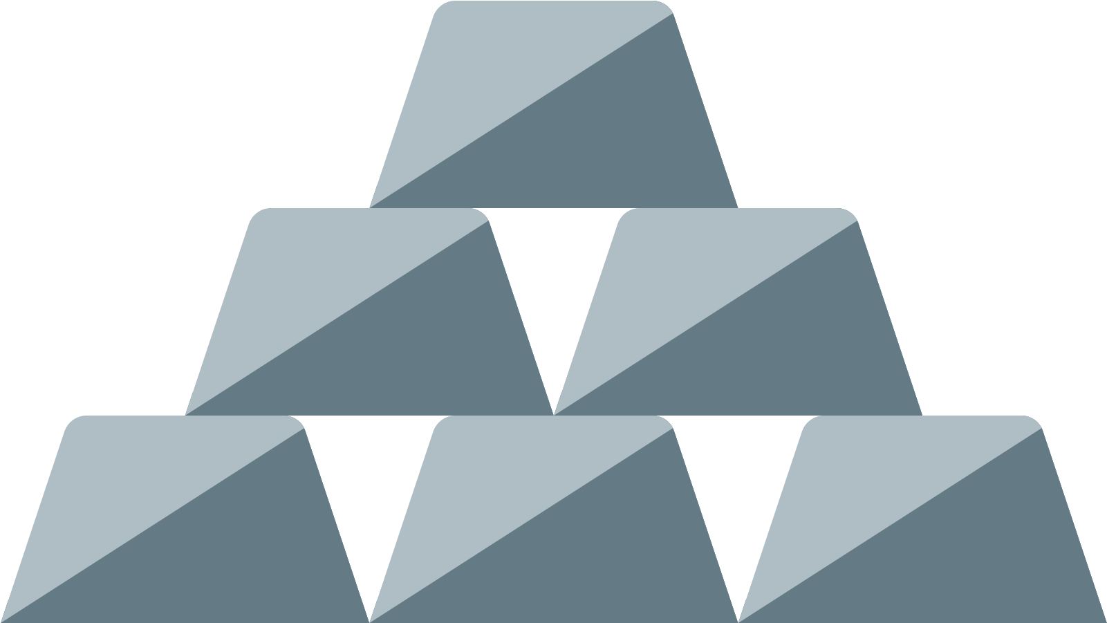 Silver Bars Icon - Пиктограмма Сталь (1600x1600), Png Download