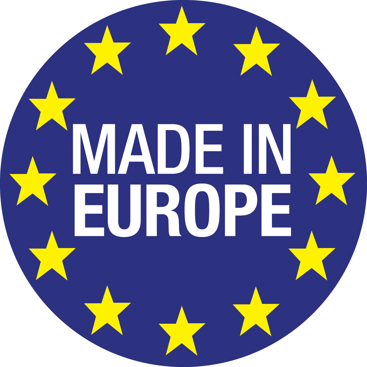 Made In Europe Png Clipart - Logo Made In Europe (1185x1185), Png Download
