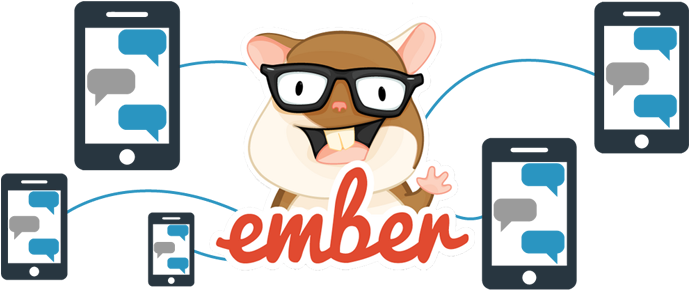 Emberjs Chat User Detection - Emberjs Logo (690x300), Png Download