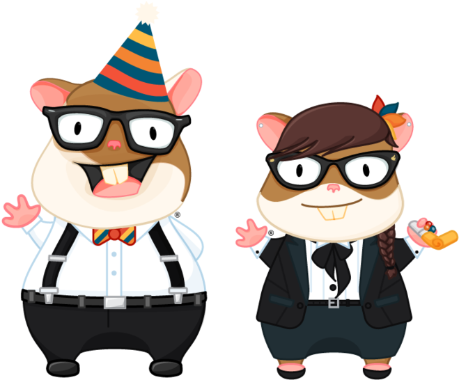 Emberconf - Ember Mascots (700x555), Png Download