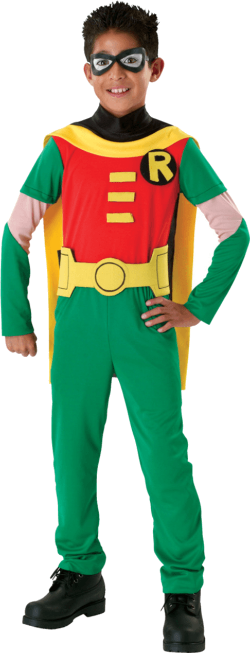 Superhero Robin Png Photo - Robin Teen Titans Costume (800x1268), Png Download
