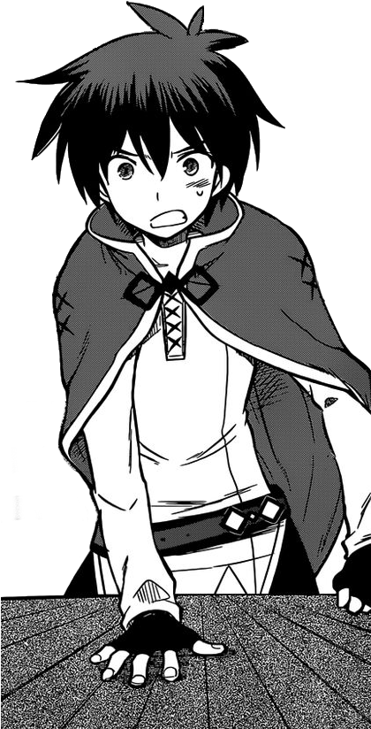 Manga Kazuma - Konosuba Kazuma Light Novel (419x831), Png Download