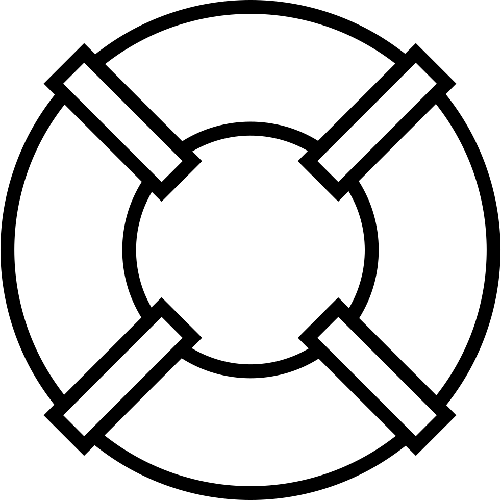 Swimming Lifesaver - - Icon (982x980), Png Download