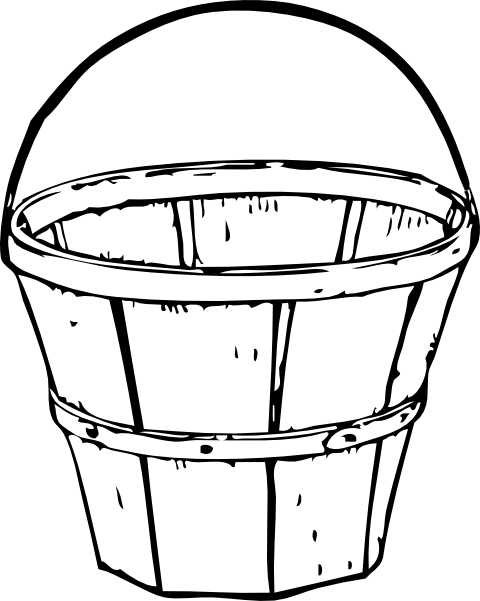 Clip Art At Clker Com Vector Online - Basket Clip Art (480x601), Png Download