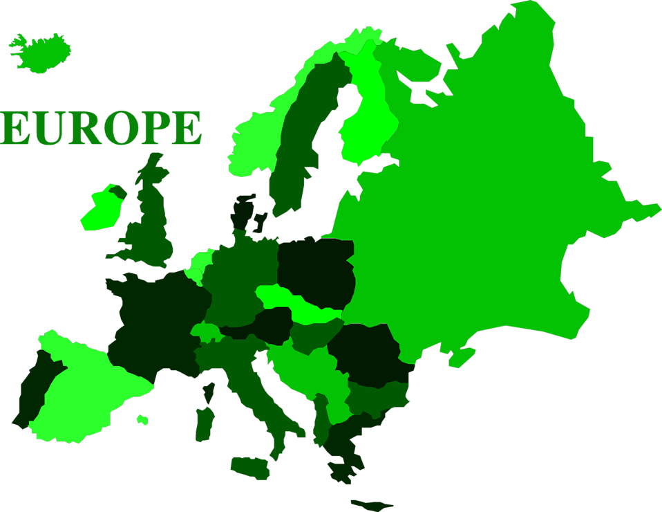 Clipart Europe Image - Europe Clipart (958x740), Png Download