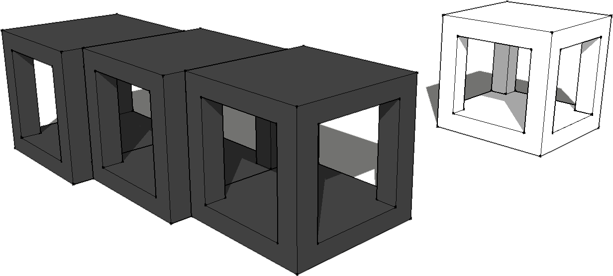 Cardboard Design Living Room Table - Coffee Table (1235x563), Png Download