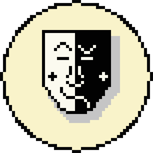 [oc][cc]minimalist Drama Mask, 2nd Creation - Vector Graphics (510x510), Png Download