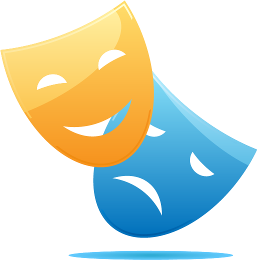 Simbolo Do Teatro Png (540x540), Png Download