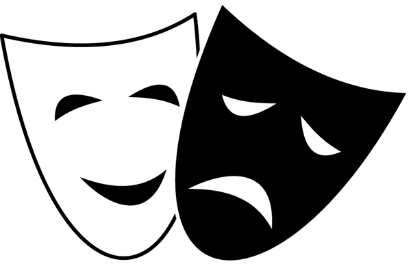 Comedy Tragedy Mask Clipart - Saint Petersburg Theatre Of Musical Comedy (600x386), Png Download