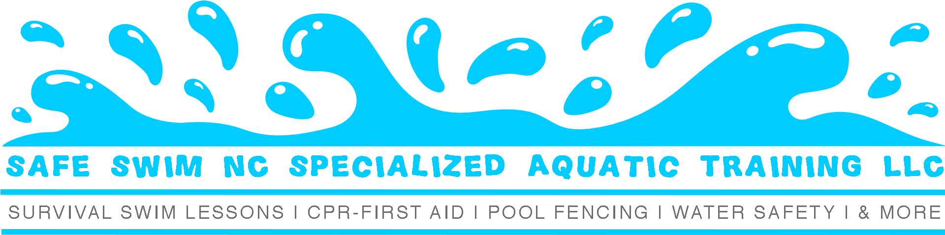 Life Saver Pool Fence Of The Triad - Clip Art Water Splash Png (1920x600), Png Download