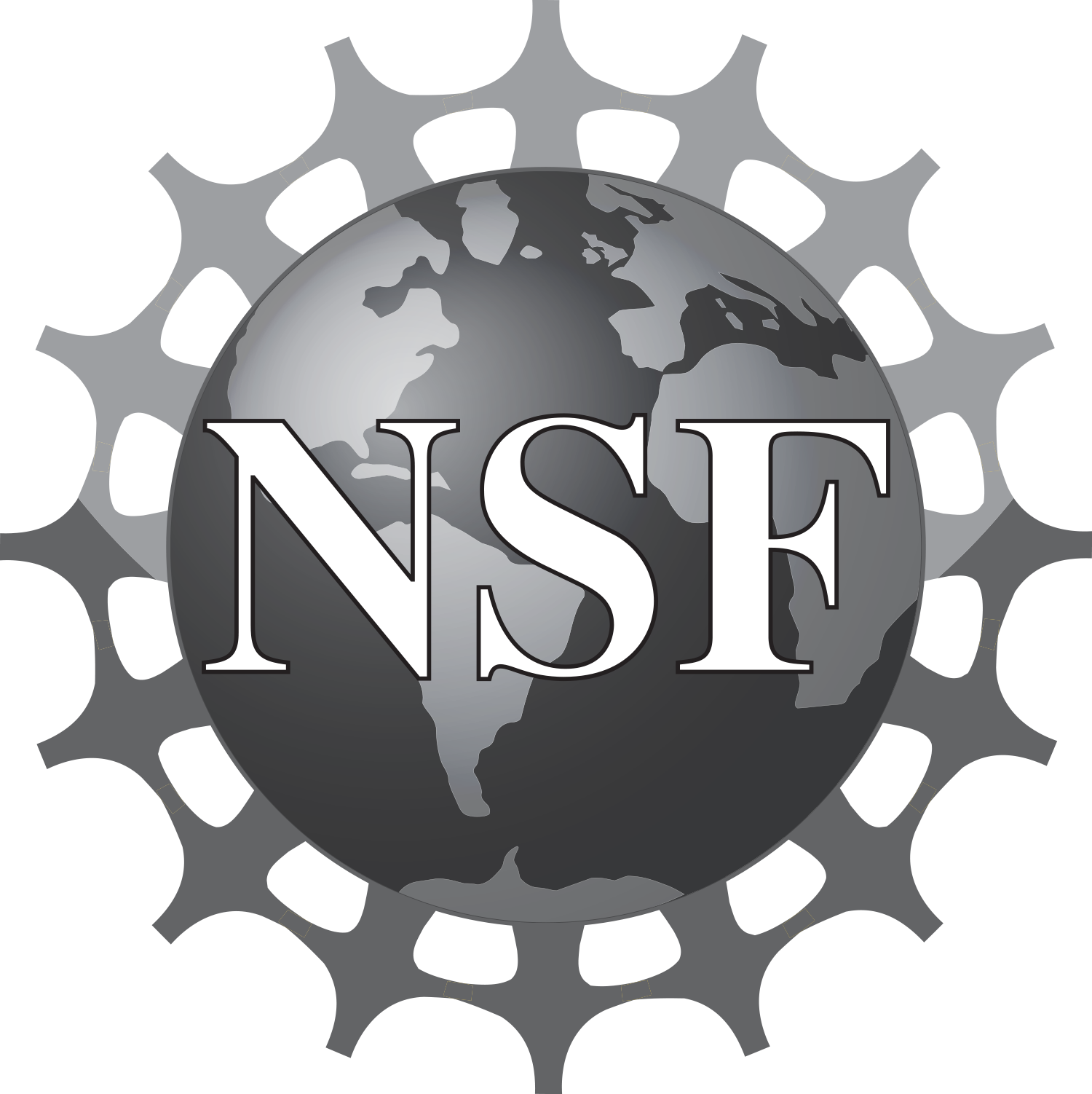 Nsf Greyscale Bitmap - National Science Foundation Logo (1500x1502), Png Download