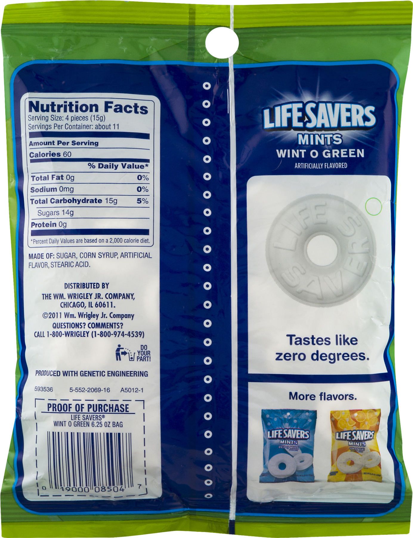Life Savers Mints Wintergreen 6.25 Oz (1800x1800), Png Download