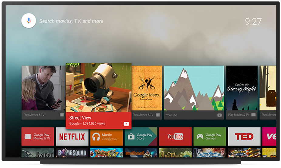 More Fun In The Living Room With Android Tv And With - Android Tv Operator Tier (1000x616), Png Download