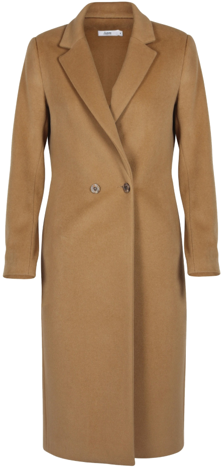 Coat Png Download Image - Jaeger Camel Wrap Coat (614x1024), Png Download