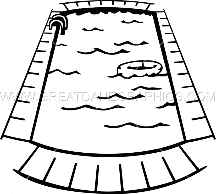 Swimming Pool - Clip Art (825x741), Png Download