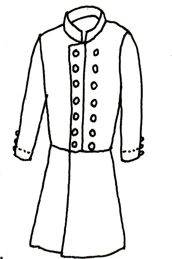 Double Breasted Frock Coat (1000x1000), Png Download