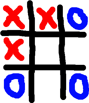 Blocking Isn't Explicitly Mentioned In The Game Rules, - Clip Art Tic Tac Toe (320x400), Png Download