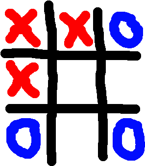 Download Blocking Isn T Explicitly Mentioned In The Game Rules Clip Art Tic Tac Toe Png Image With No Background Pngkey Com