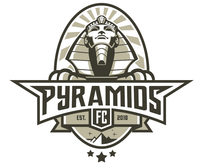 Pyramids Logo Design 2 Colors - Pyramids Fc Logo (800x800), Png Download