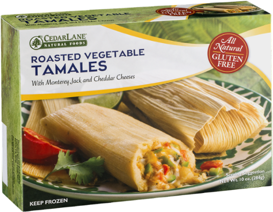 Cedarlane Roasted Vegetable Tamales (600x600), Png Download