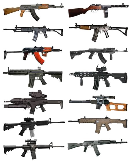 Machine Gun Png Photos - Ar 15 (450x566), Png Download