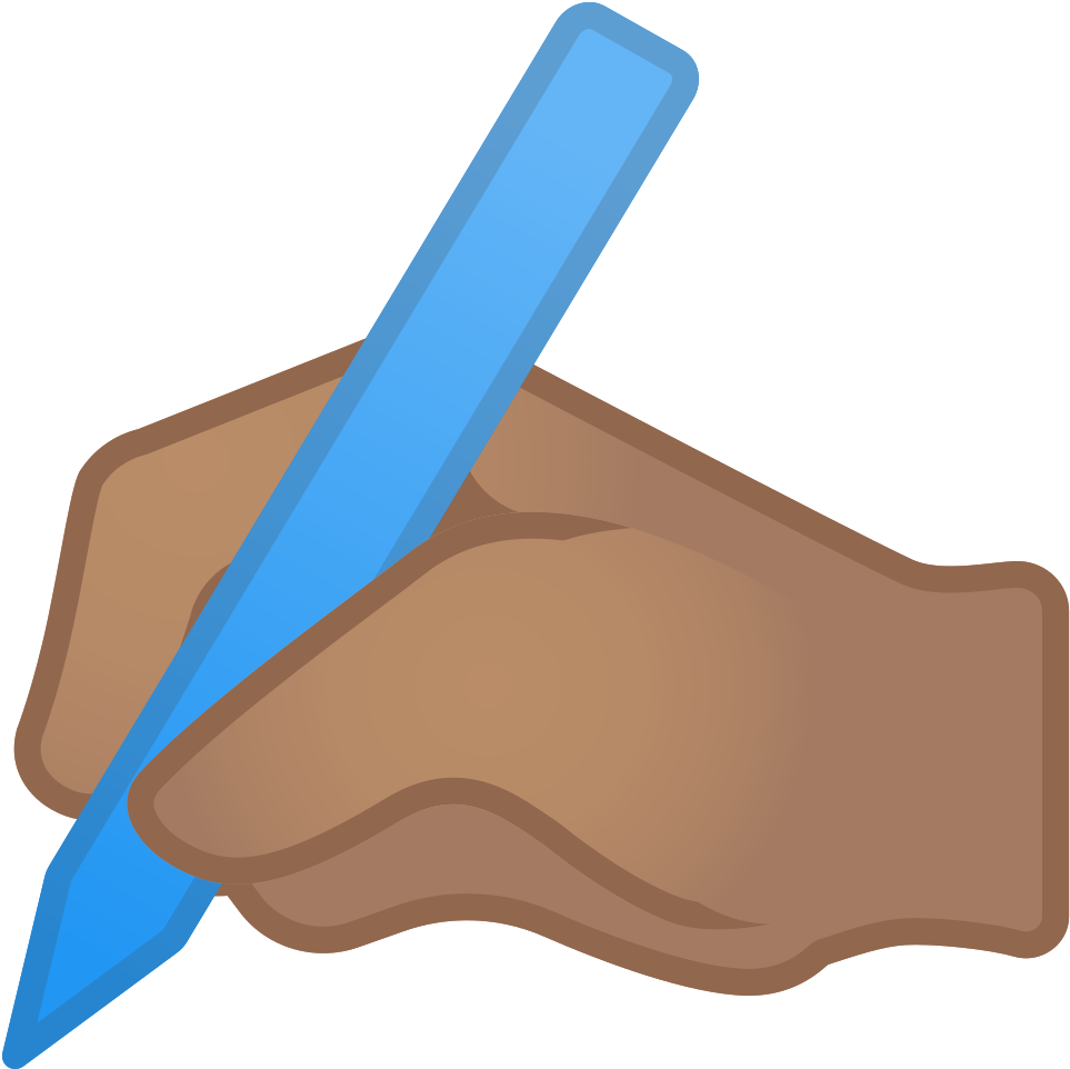 Download Svg Download Png - Emoji Escribiendo (1024x1024), Png Download