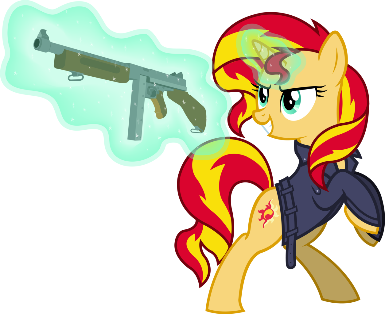 Outlawedtofu, Clothes, Fallout, Fallout Equestria, - Mlp Fim Sunset Shimmer Vector (1254x1024), Png Download