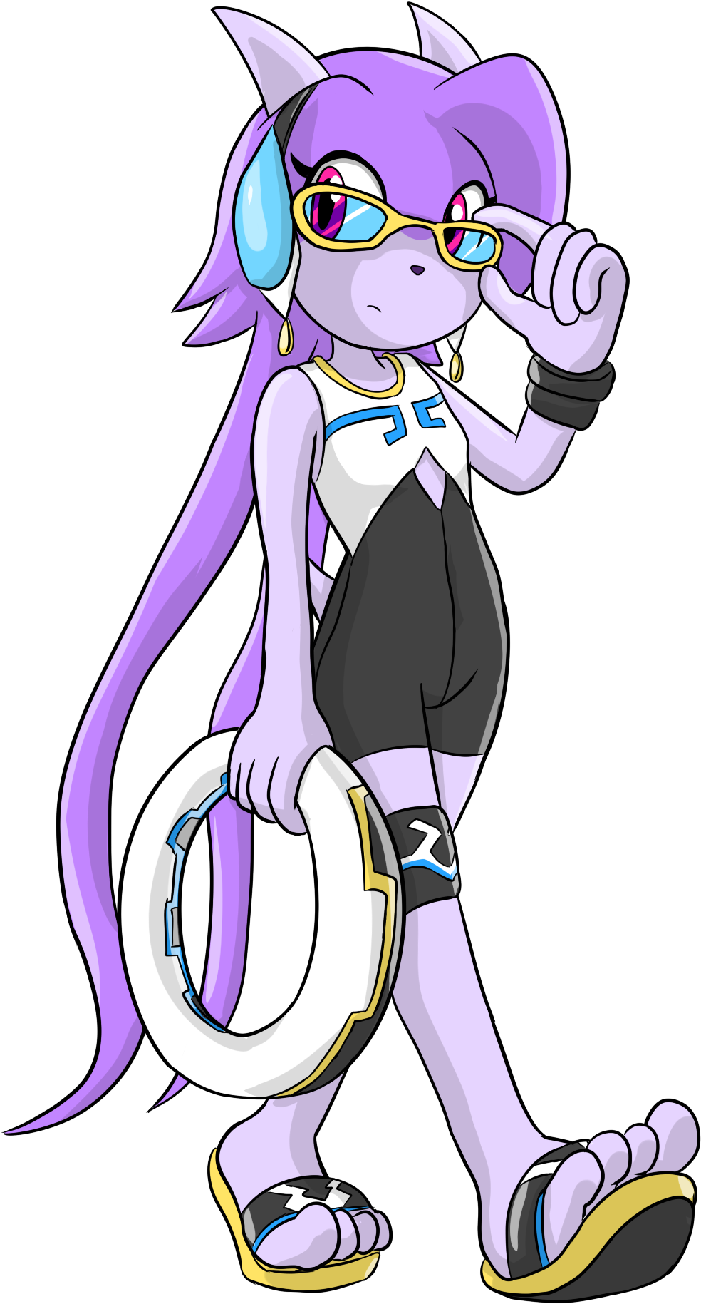 Lilac In Swimsuit By Goshaag On Deviantart Royalty - Sash Lilac The Dragon (1005x1853), Png Download
