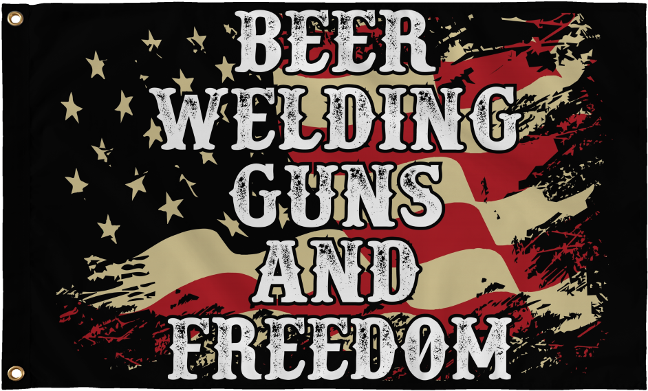 Weldings Guns And Freedom Flag - Welding (1024x1024), Png Download