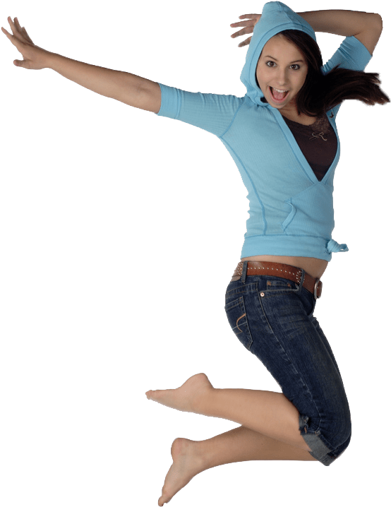 By - Girl Jumping Photos Png (570x739), Png Download