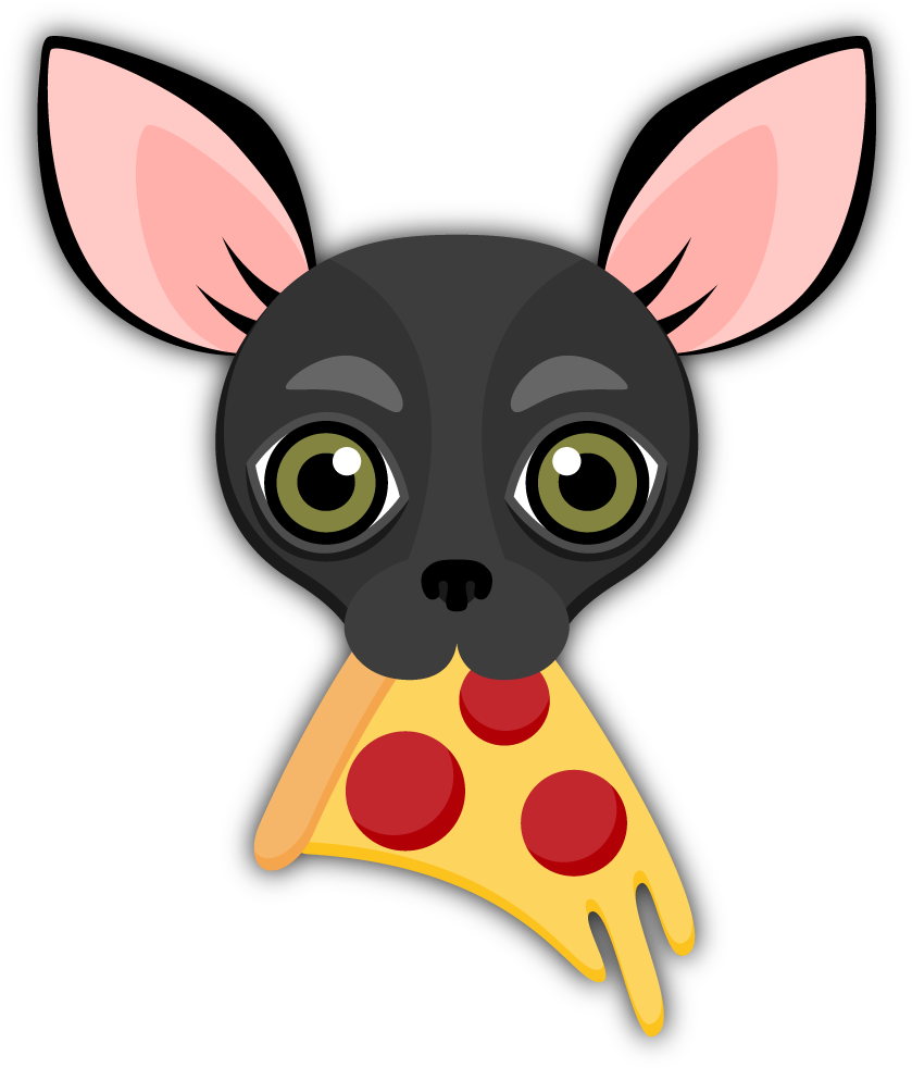 Black Chihuahua Emoji Stickers For Imessage Are You - Dog (846x995), Png Download
