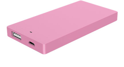 Pny Powerpack Cp2250 Pink Ra - Portable Charger Pink Png (432x432), Png Download