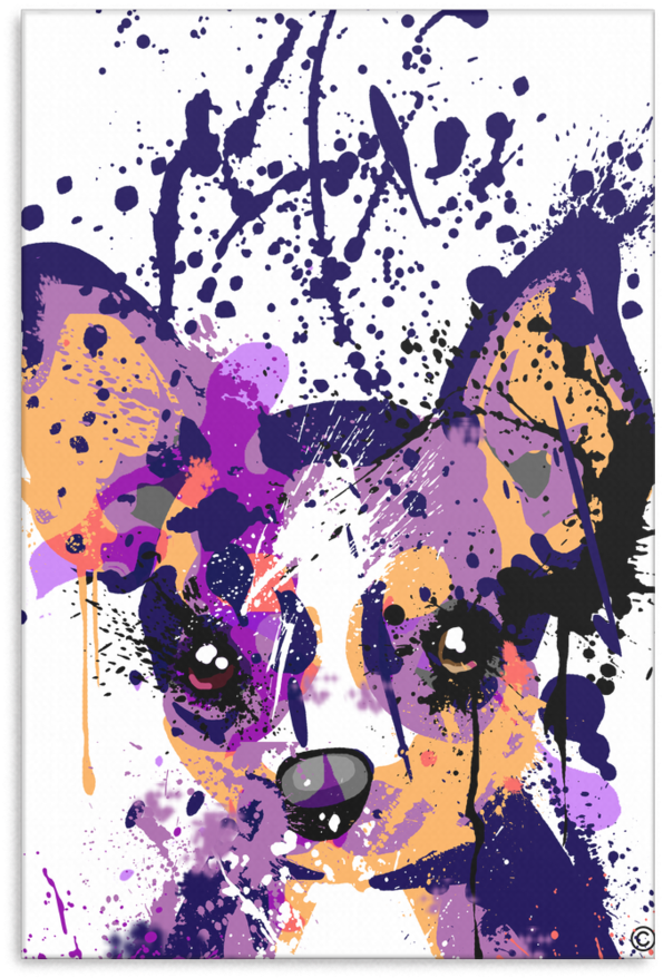 Chihuahua Canvas A1 - Don ́t Worry, It ́s Not My Blood Shopping Tasche Jutebeutel (900x900), Png Download