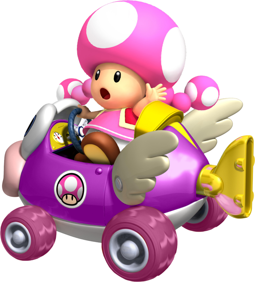 Toadette Cheep Charger By Tonytoad22-d3ic8um - Toad Mario Kart 8 Deluxe (848x941), Png Download