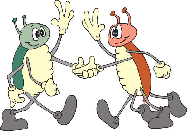 Friendly Bugs Svg Clip Arts 600 X 422 Px (600x422), Png Download
