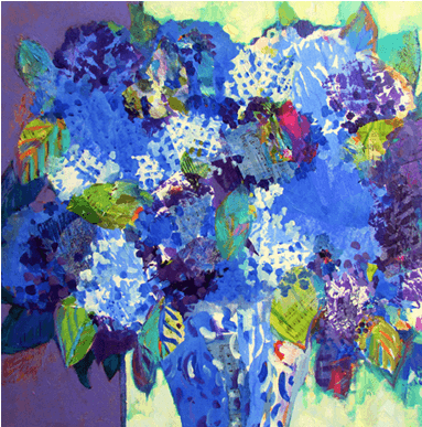 Artist's Work - Hydrangea (480x480), Png Download