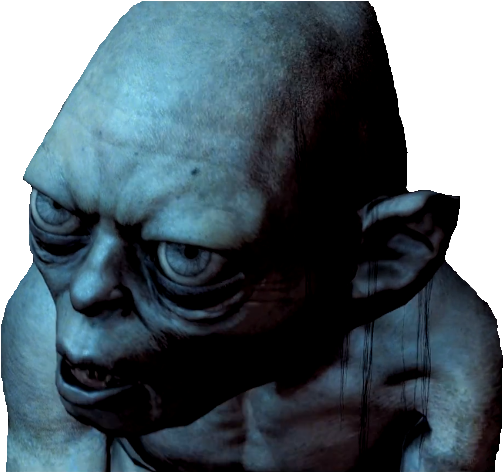 Gollum Render 2 - Gollum .png (603x471), Png Download