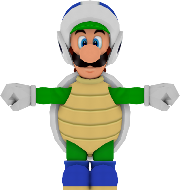 Download Zip Archive - Super Mario Boomerang Luigi (750x650), Png Download