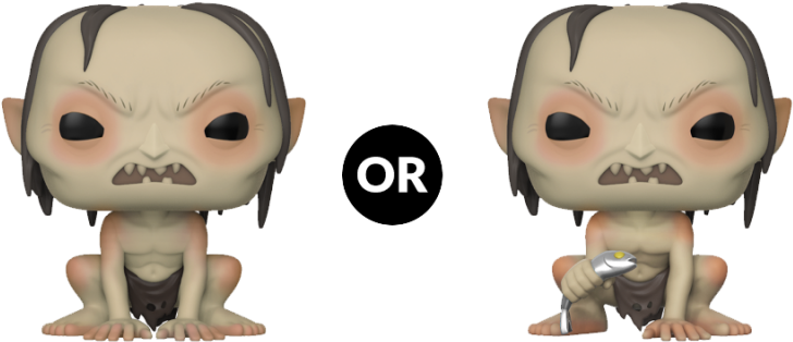 Download Vinyl Lord Of The Rings Gollum Funko Pop Chase Png Image With No Background Pngkey Com